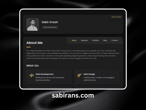Personal Resume